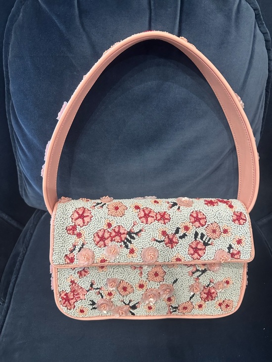 STAUD Handbags - STAUD DC Georgetown Cherry Blossom Tommy beaded bag limited edition exclusive